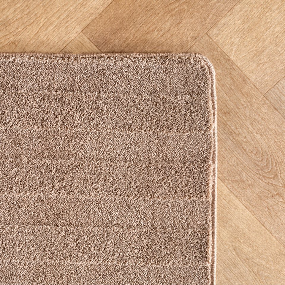 Ayyildiz Teppiche Teppich POMPEI 1611, auch als Läufer, rechteckig, Höhe: 12 mm, weiche pflegeleichte Oberfläche, Hoch-Tief-Struktur, Kurzflor – Bild 3 von 4