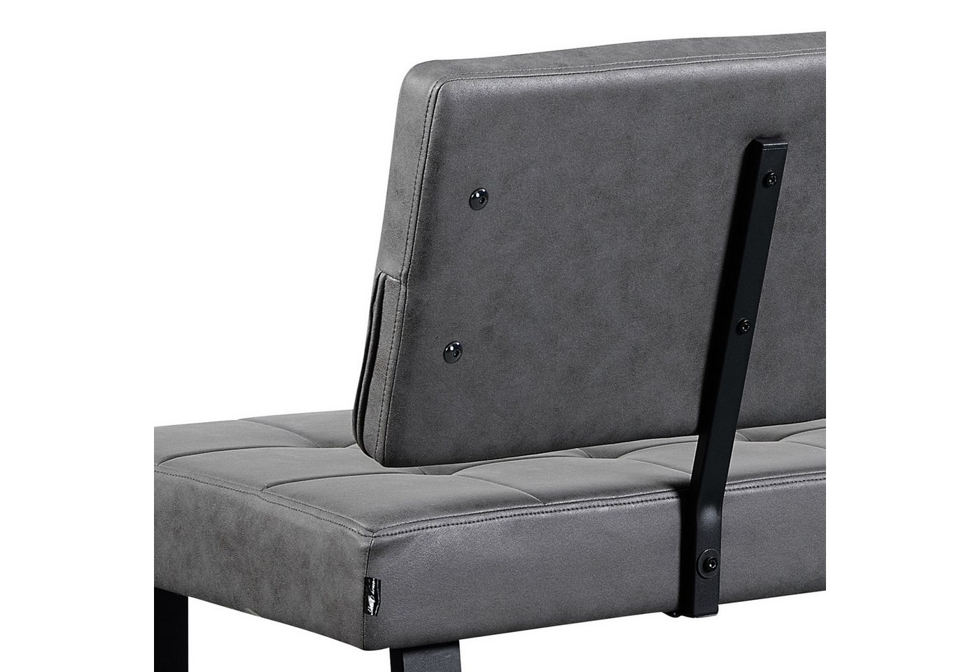 B&D home Eckbank AKA (2-St), beidseitig montierbar, gepolstert, mit Rückenlehne, verschiedene Maße – Bild 4 von 5