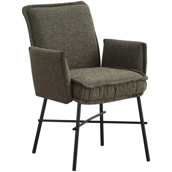 B&D home Polsterstuhl JÜRGEN, mit Taschenfederkern-Sitz und robustem, vormontiertem Metallgestell