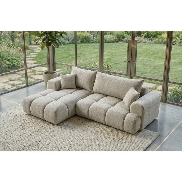 B&B Home Big-Sofa Sofa Vitton II mit Schlaffunktion L-Form mit Bettkasten, L-Form Couch rechts oder links