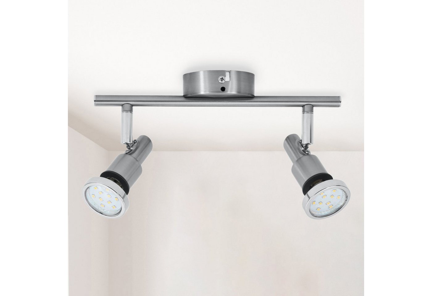 B.K.Licht LED Deckenleuchte Aurel, LED wechselbar, Warmweiß, Badlampe, IP44, Deckenstrahler, GU10, Spot, Decke, Leuchte, Lampe 5W – Bild 2 von 5