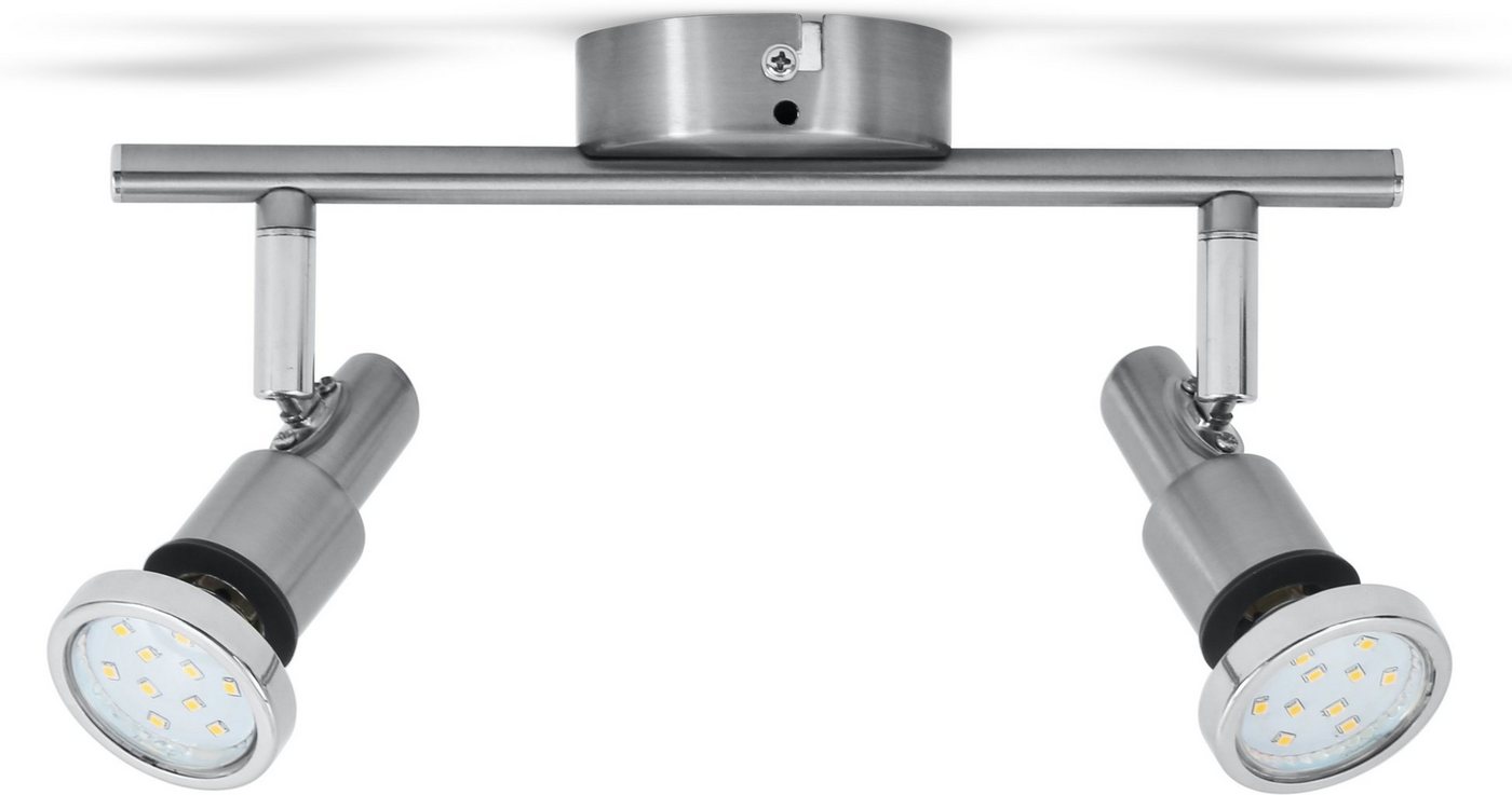 B.K.Licht LED Deckenleuchte Aurel, LED wechselbar, Warmweiß, Badlampe, IP44, Deckenstrahler, GU10, Spot, Decke, Leuchte, Lampe 5W – Bild 3 von 5