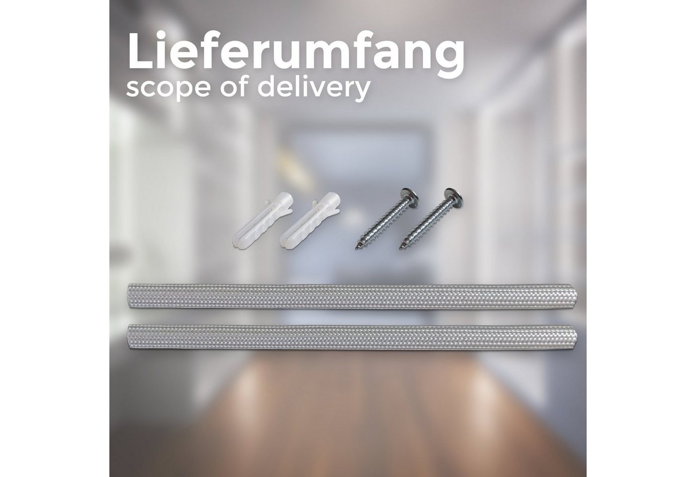 B.K.Licht LED Deckenleuchte BK_DL1432 LED Deckenlampe, 3.000K Warmweiß, 3x 6 Watt, 3x 480 Lumen, LED fest integriert, Warmweiß, Geschwungende Deckenlampe, Länge – Bild 5 von 5
