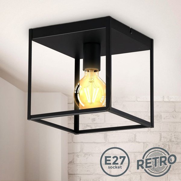 B.K.Licht LED Deckenleuchte BKL1427, ohne Leuchtmittel, 2700K - Extra-Warmweiß