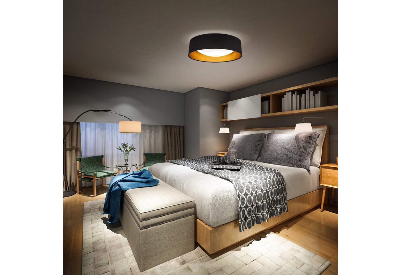B.K.Licht LED Deckenleuchte BKL1451 – Bild 2 von 5