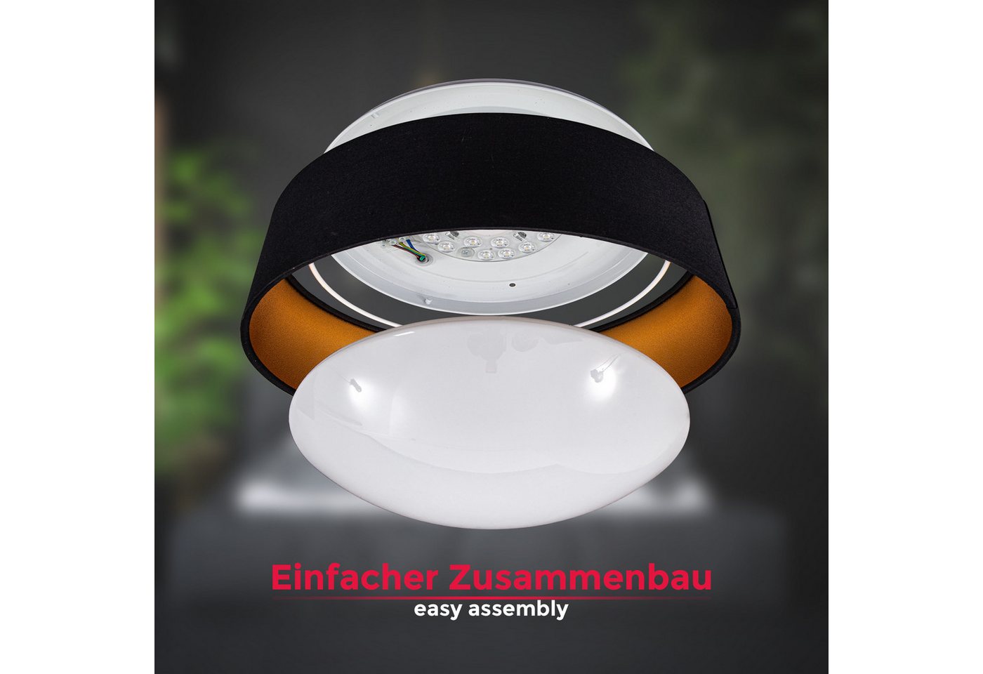 B.K.Licht LED Deckenleuchte BKL1451 – Bild 4 von 5