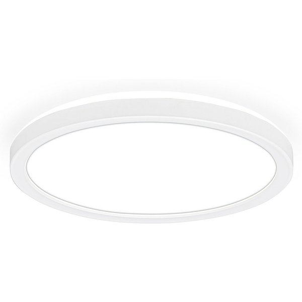 B.K.Licht LED Deckenleuchte BKL1598 Ultraflache Deckenlampe, LED Panel mit Backlight, LED fest integriert, Neutralweiß, 4.000K, 1.900 Lm, 16W, indirekte Hinterg