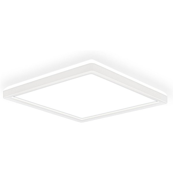 B.K.Licht LED Deckenleuchte BKL1599 Ultraflache Deckenlampe, LED Panel mit Backlight, LED fest integriert, Neutralweiß, 4.000K, 1.900 Lm, 16W, indirekte Hinterg