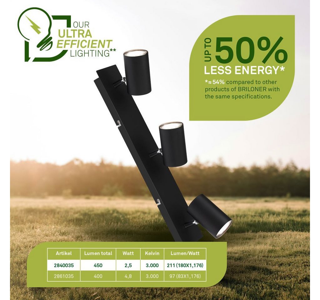 B.K.Licht LED Deckenleuchte BKL1631, LED wechselbar, 2700K - Extra-Warmweiß – Bild 4 von 5