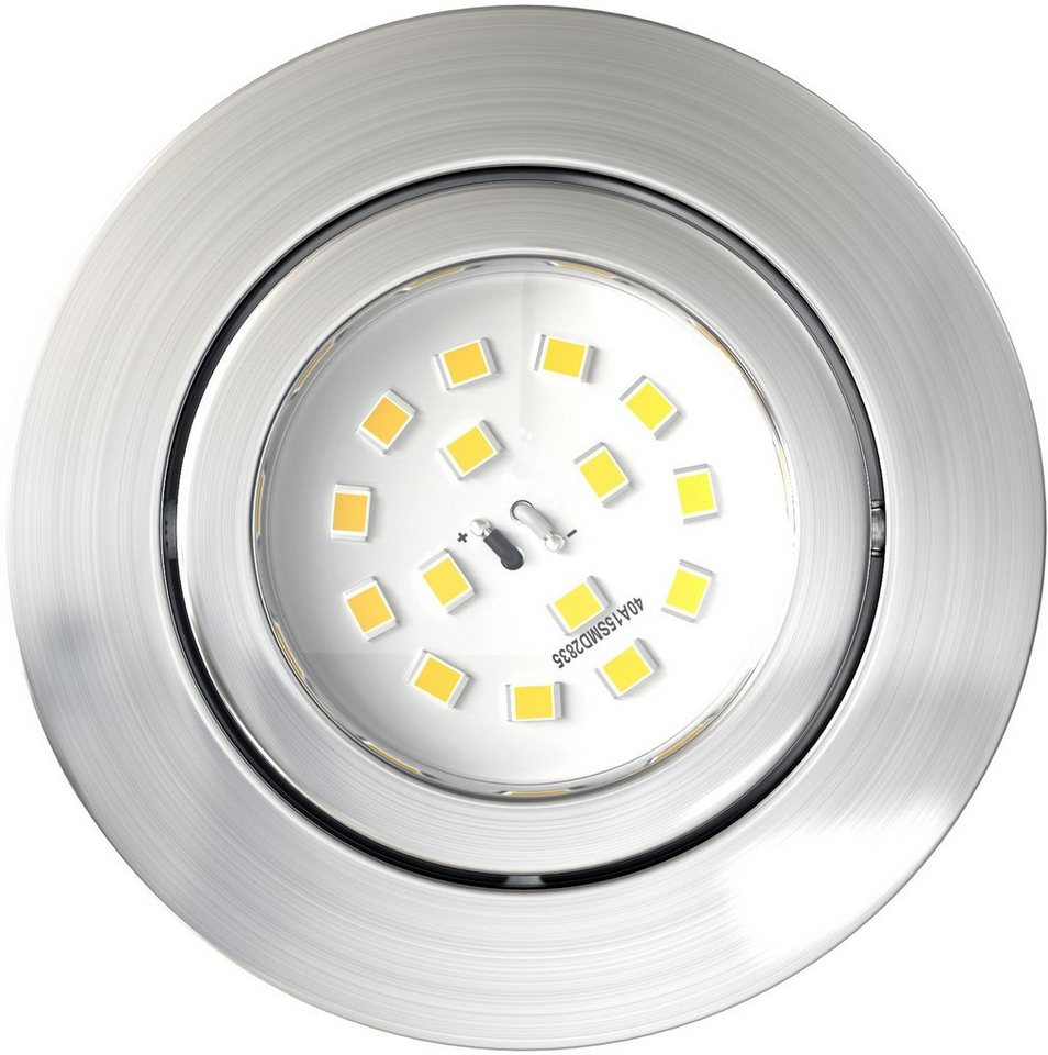 B.K.Licht LED Einbauleuchte 5er Set Einbaustrahler, Dimmbare Deckenstrahler, flache Spots, Dimmfunktion, LED fest integriert, Warmweiß, 3.000K, 470Lm, 5,5W, Kun – Bild 5 von 5