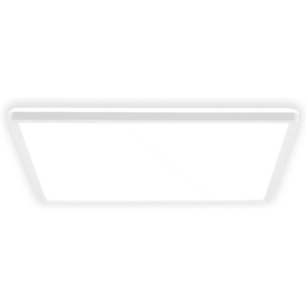 B.K.Licht LED Panel SHALLOW, LED fest integriert, Neutralweiß, 24x24x3 cm, Badlampe, Badezimmer, Küche, Wohnzimmer