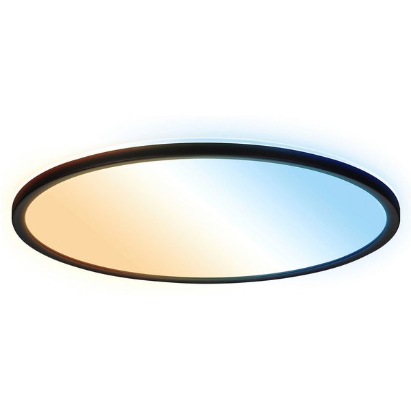 B.K.Licht LED Panel SHALLOW, CCT - über Fernbedienung, LED fest integriert, warmweiß - kaltweiß, 42x3 cm, Badlampe, Badezimmer, Küche, Wohnzimmer