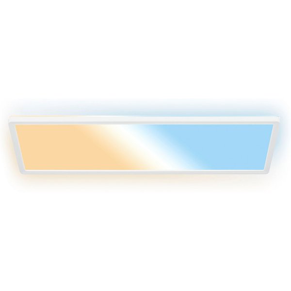 B.K.Licht LED Panel SHALLOW, LED fest integriert, Neutralweiß, 58x20x3 cm, Badlampe, Badezimmer, Küche, Wohnzimmer