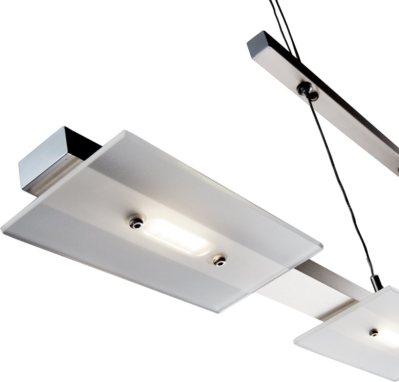B.K.Licht LED Pendelleuchte Aries, LED fest integriert, Warmweiß, Deckenleuchte, Pendelleuchte, inkl. 18W 1600lm, Hänge-Lampe, Esszimmer – Bild 5 von 5