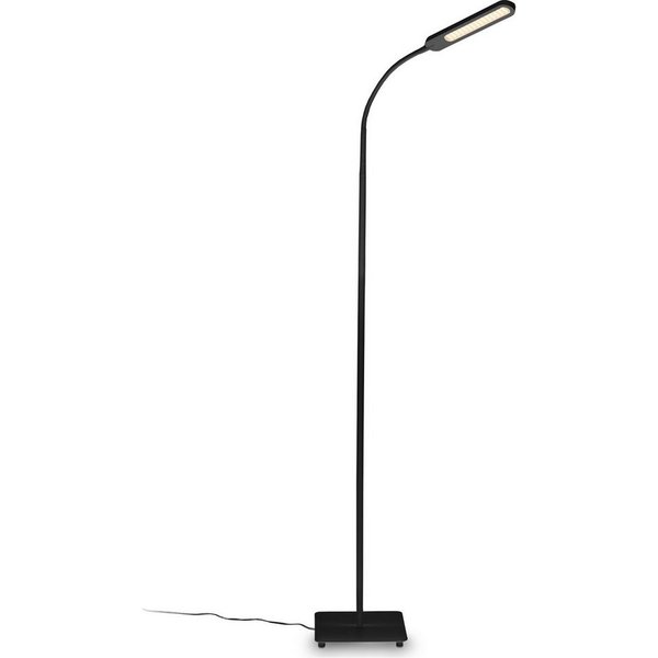 B.K.Licht LED Stehlampe BK_ST1453 LED Stehleuchte, Schwarz, Dimmbar, CCT, Toch-Funktion, CCT - über Fernbedienung, LED fest integriert, warmweiß - kaltweiß, 6,5