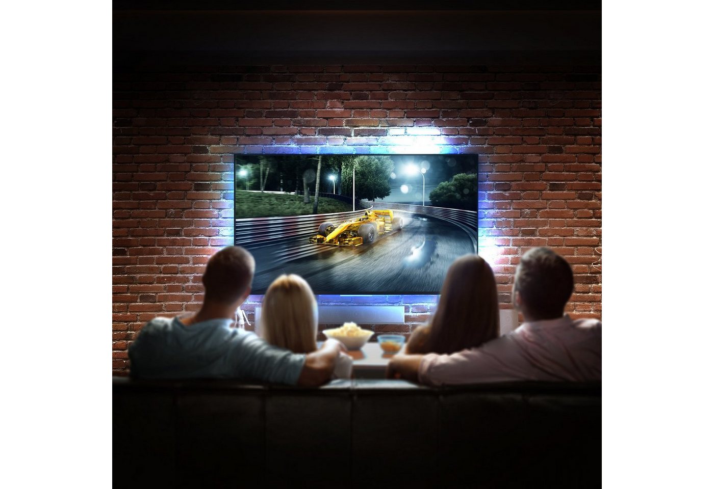 B.K.Licht LED-Streifen, Smart Home LED Stripe/Band 2m inkl. USB WiFi Appsteuerung – Bild 3 von 5