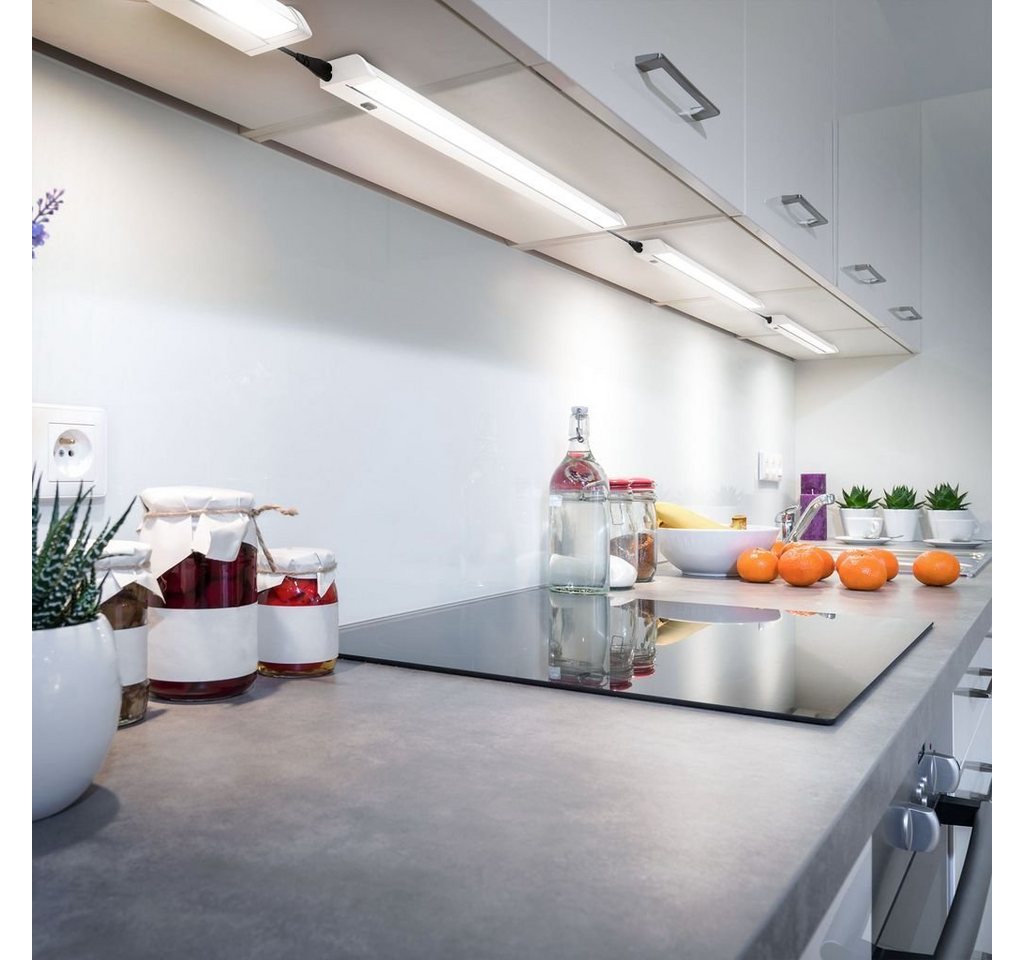 B.K.Licht Lichtleiste Maria, LED fest integriert, Neutralweiß, LED Unterbaulampe, 9W, Lichtleiste, Küche, Beleuchtung Schrankleuchte – Bild 4 von 5