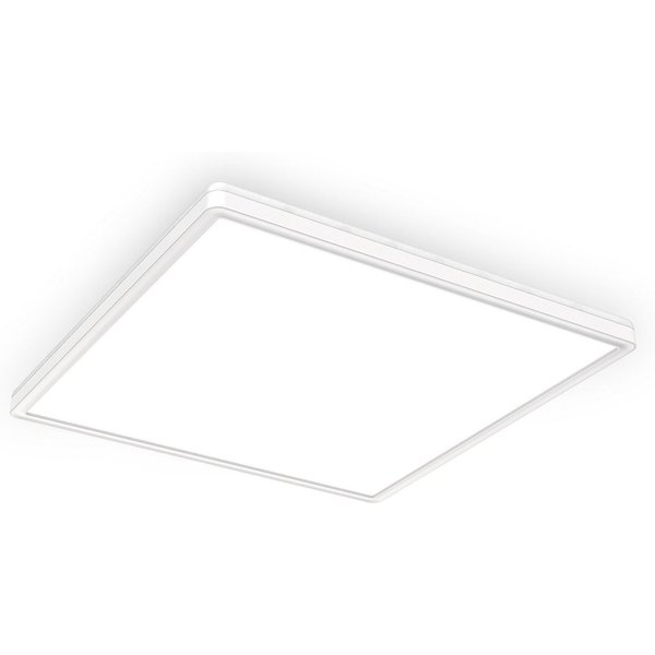 B.K.Licht Panel, LED fest integriert, Neutralweiß, Deckenleuchte, dimmbar, ultra-flach, indirektes Licht, neutralweiß