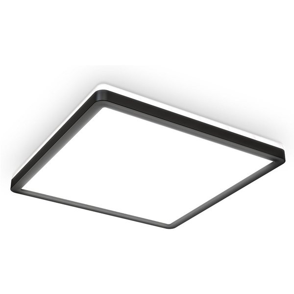 B.K.Licht Panel, LED fest integriert, Neutralweiß, Deckenleuchte, 18 Watt, ultra-flach, indirektes Licht, neutralweiß