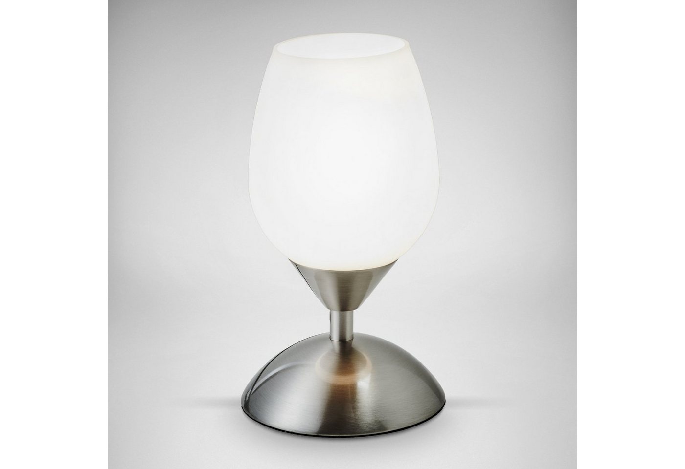 B.K.Licht Tischleuchte, ohne Leuchtmittel, Touchlampe, dimmbar, Nachttisch-Lampe, Schreibtischlampe, Wohnzimmer – Bild 2 von 5