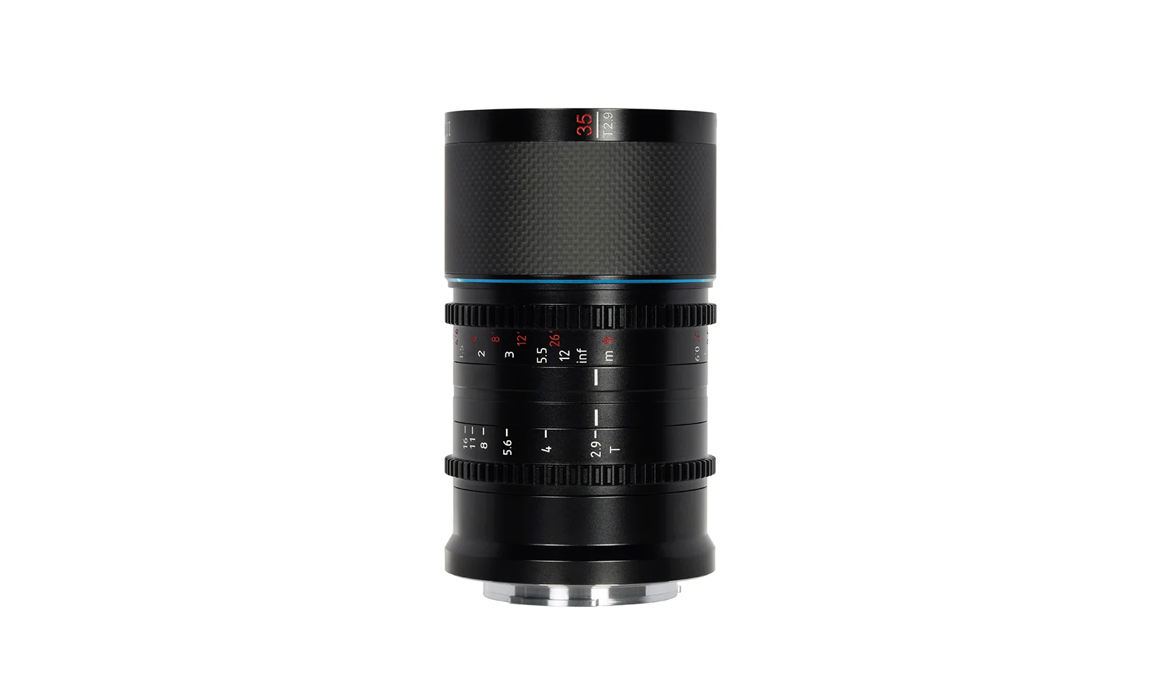 B-WARE SIRUI Saturn 35/50/75mm T2.9 1.6x anamorphotes Carbon-Vollformat-Objektiv - for diverse Kameraanschlosse - 35mm / E-Mount / Neutral-Flare
