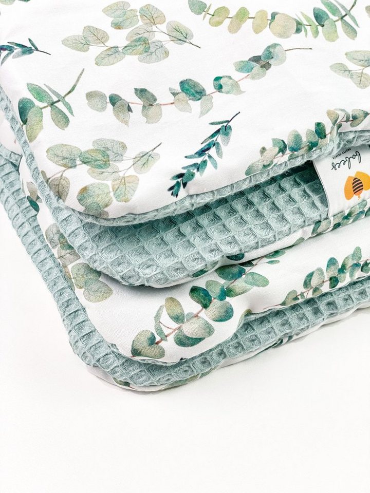 Babydecke BABYDECKE Kuscheldecke 100% Baumwolle, Krabbeldecke, ganzjährig, BABEES – Bild 4 von 4