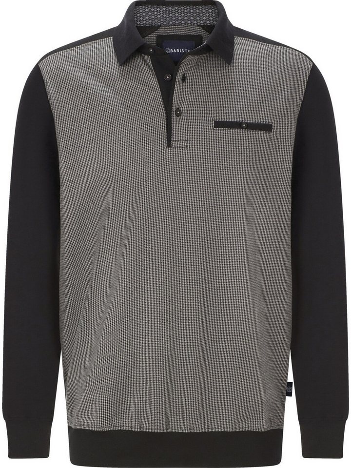 Babista Sweatshirt DITORESTI mit Jaquard-Muster – Bild 3 von 5