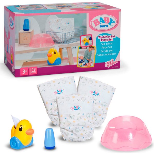 Baby Born Puppen Töpfchen Töpfchen Set