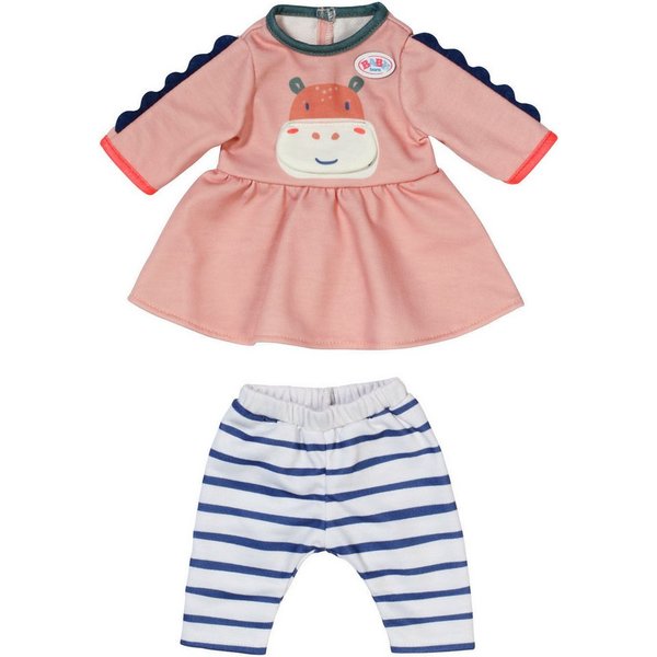 Baby Born Puppenkleidung Kleid Dschungel, 36 cm, mit Kleiderbügel