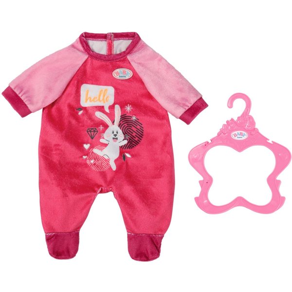 Baby Born Puppenkleidung Strampler Pink, 43 cm, mit Kleiderbügel