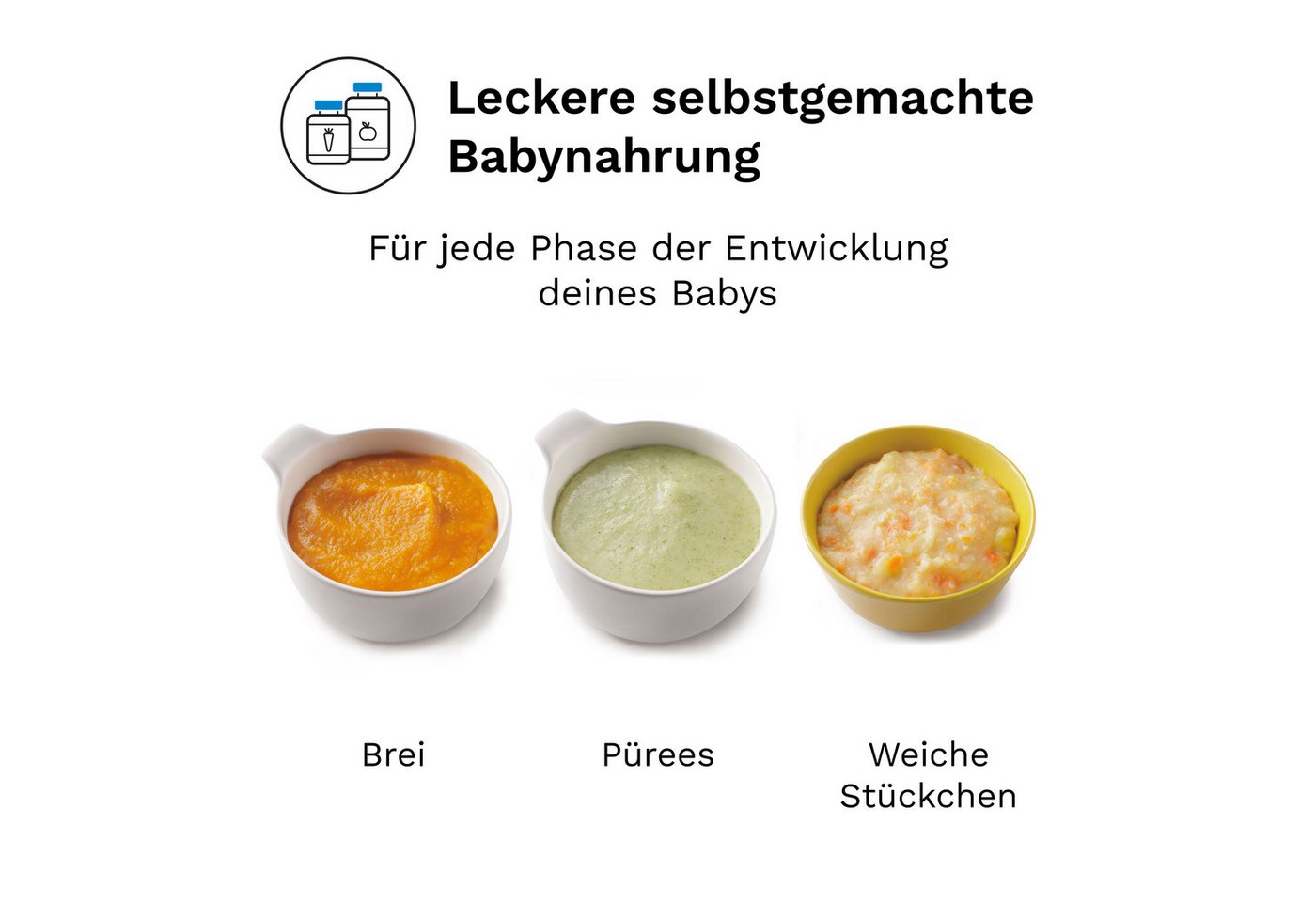 Baby Brezza Babynahrungszubereiter, 400 W, Dampfgart & püriert automatisch für frische Babynahrung – Bild 3 von 5