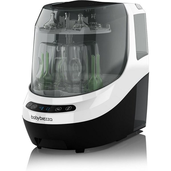 Baby Brezza Dampfsterilisator Flaschenspüler und Sterilisator mit HEPA-Filter und Trocknung, Spült, trocknet & sterilisiert Flaschen und Zubehör vollautomatisch