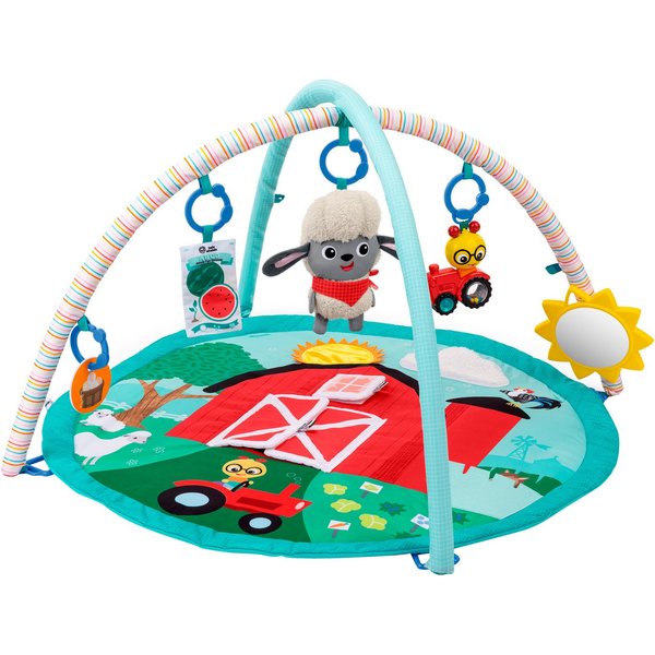 Baby Einstein Spielbogen Happy Harvest Touch & Feel Activity Gym, mit Soundeffekt