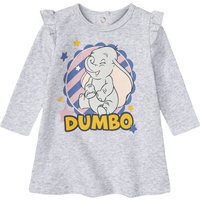 Baby Mädchen Sweatkleid langarm (Grau, 74/80)