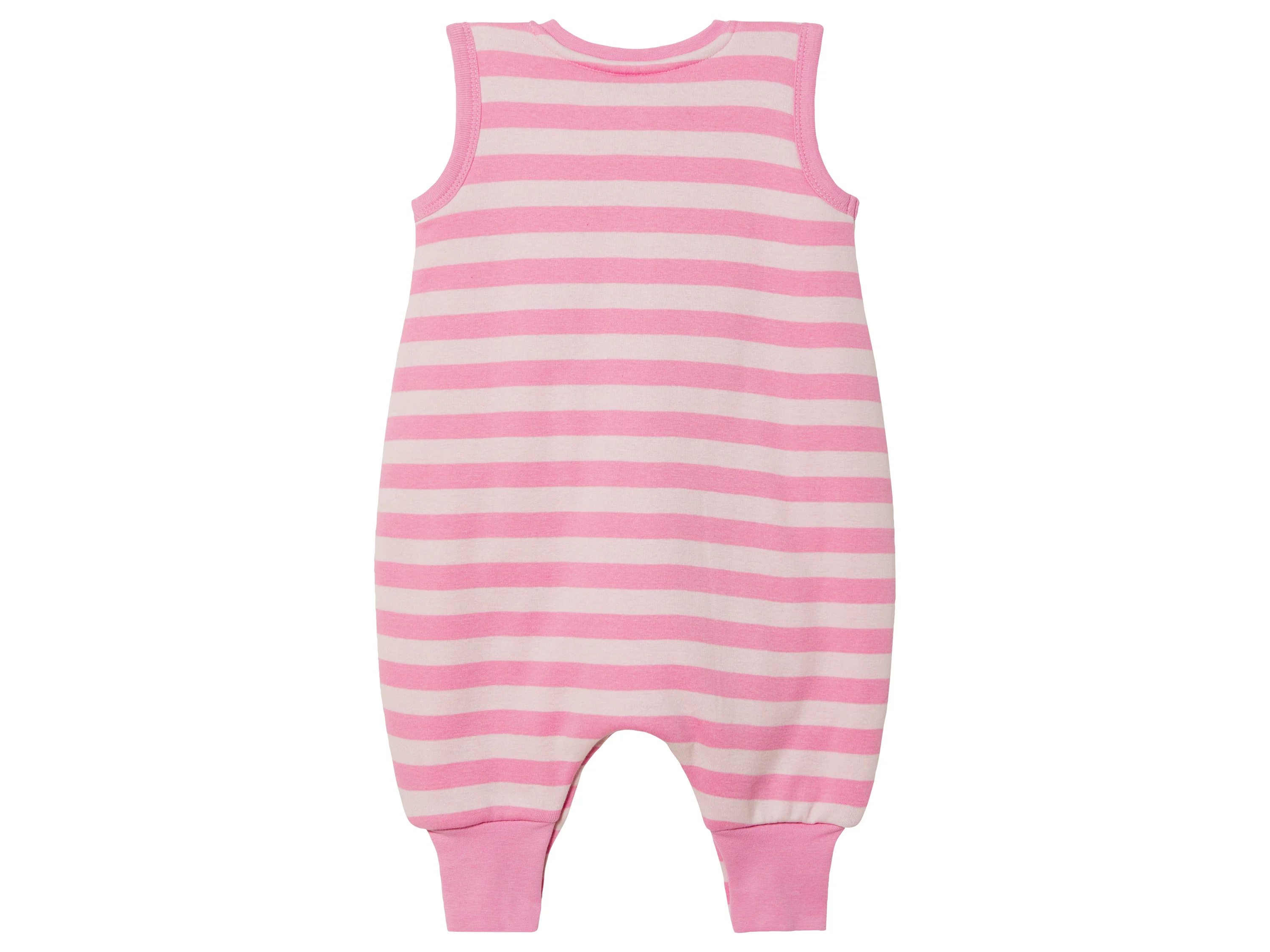 Baby Schlafoverall mit Füßen (Rosa, 62/68) – Bild 2 von 2