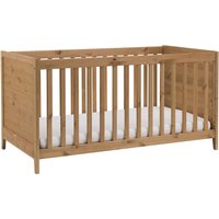 Babybett "Solvita" 140x70 cm, Kiefer geb./geölt