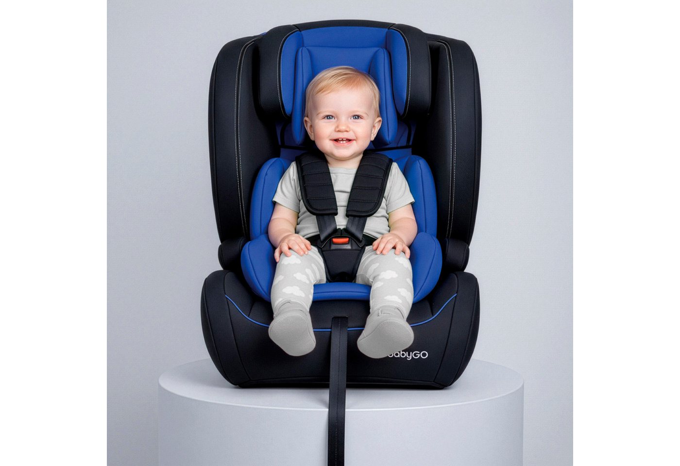 BabyGo Autokindersitz Freemove Isize, bis: 12 Jahren, ab: 76 cm, bis: 150 cm – Bild 2 von 5