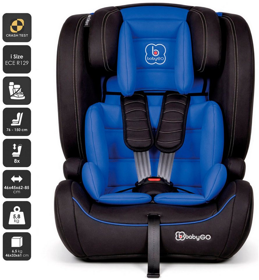 BabyGo Autokindersitz Freemove Isize, bis: 12 Jahren, ab: 76 cm, bis: 150 cm – Bild 3 von 5