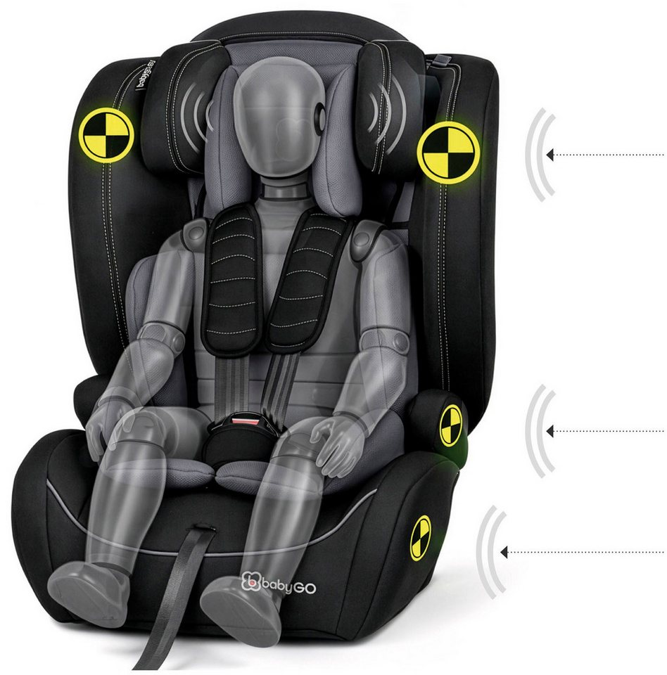 BabyGo Autokindersitz Freemove Isize, bis: 12 Jahren, ab: 76 cm, bis: 150 cm – Bild 5 von 5