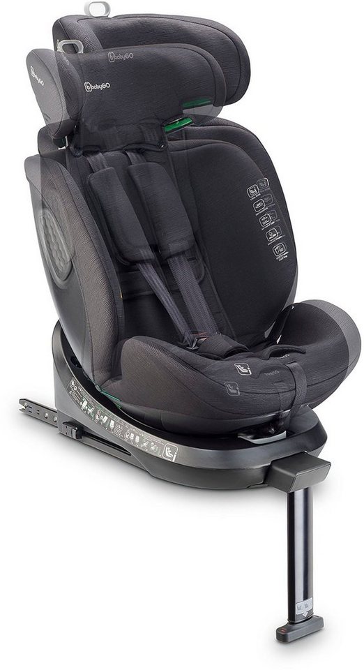 BabyGo Autokindersitz Move 360 I Size, ab: 40 cm, bis: 150 cm, für Körpergröße von 40-150 cm – Bild 4 von 5