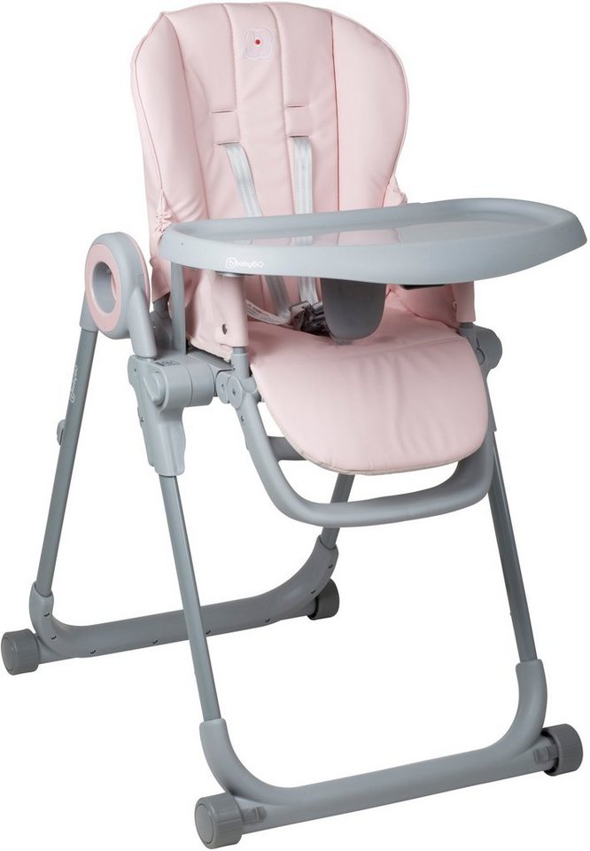 BabyGo Hochstuhl Divan, pink, platzsparend zusammenklappbar – Bild 3 von 5