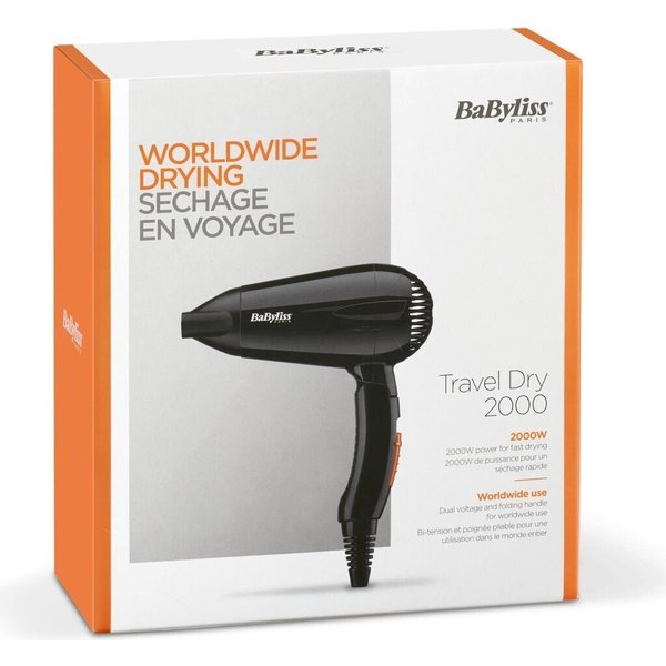 BaByliss Travel Dry 2000 Haartrockner · 1 Stk