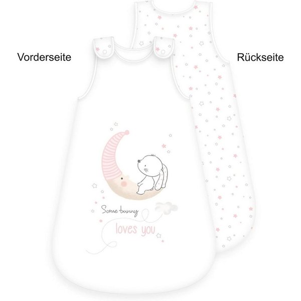 Herding Babyschlafsack Herding Little Bunny Hase Ganzjahres-Schlafsack für Babys Baumwolle (1 tlg., 1 Baby-Schlafsack 70 x 45 cm), Langlebig