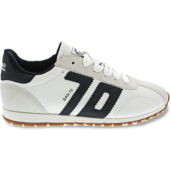 Back 70 Sneaker ASIAN aus Leder - Black Sneaker
