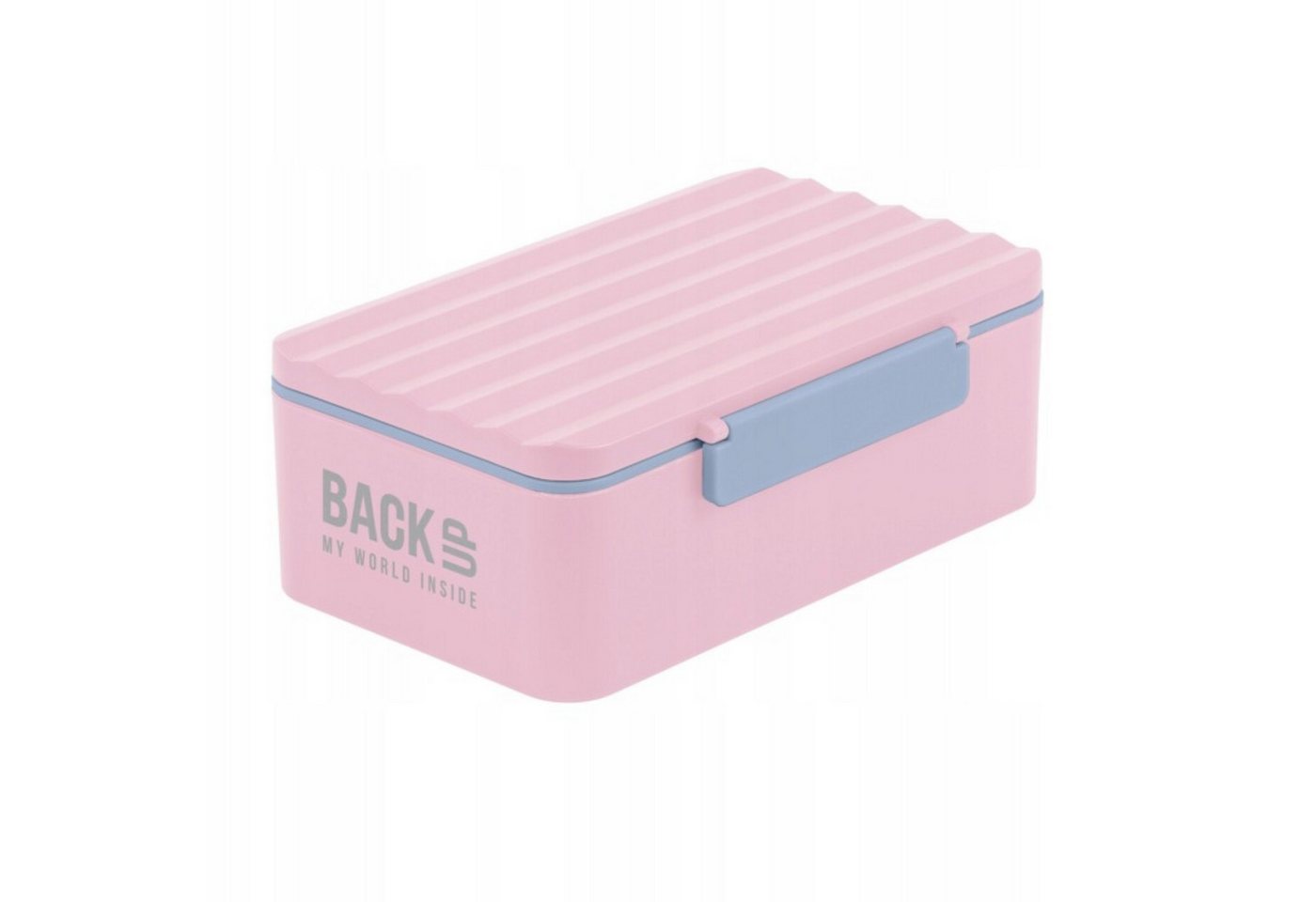 Back Up Brotkasten Lunchbox + Trinkflasche Set Mädchen Rosa Schule BPA frei, (1-tlg) – Bild 3 von 3