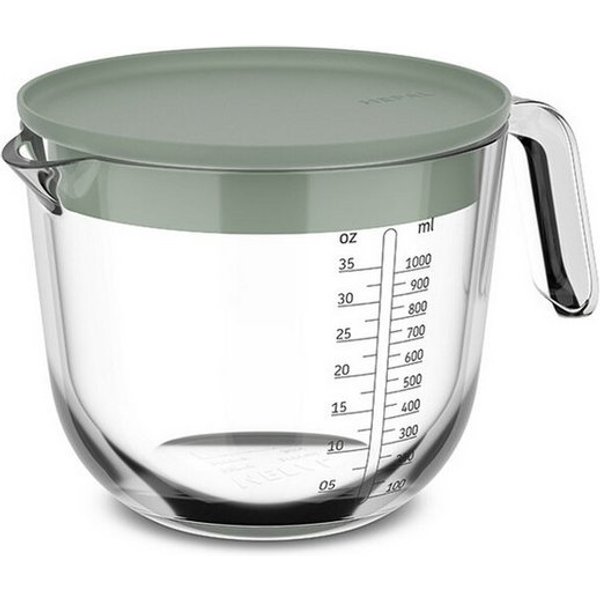 Mepal Backblech Mepal Chef it 1 l Glas Messbecher mit Deckel - Nordic sage