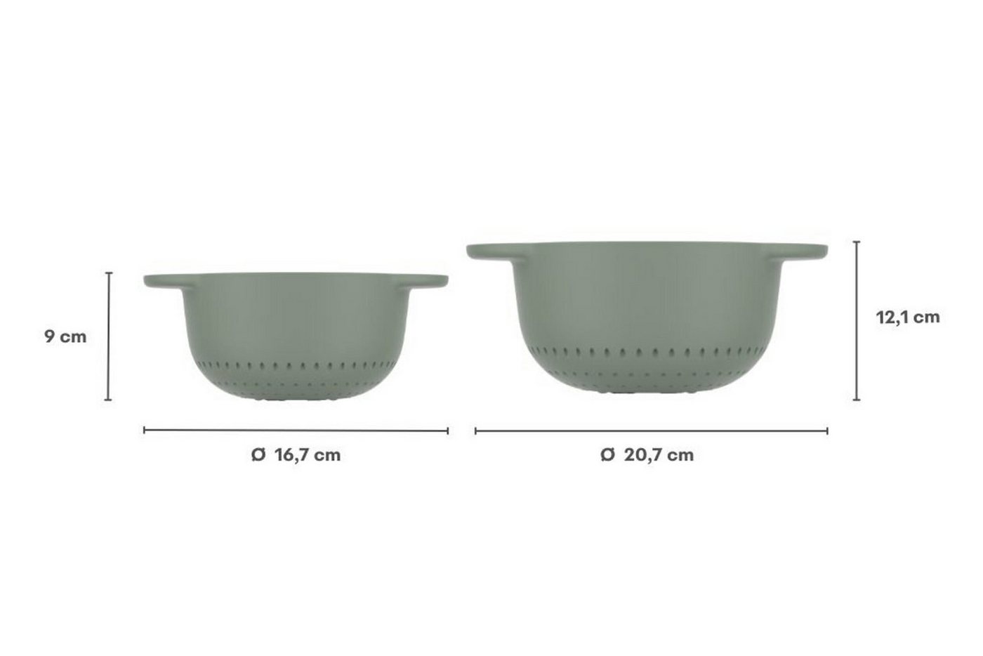 Mepal Backblech Mepal Chef it 1500 ml Seiher - Navy – Bild 3 von 5