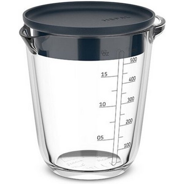 Mepal Backblech Mepal Chef it 500 ml Glas Messbecher mit Deckel - Navy
