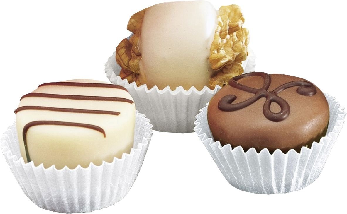 Zenker Backblech Zenker Papier-Pralinenförmchen 200 Stück, Leinen – Bild 3 von 3