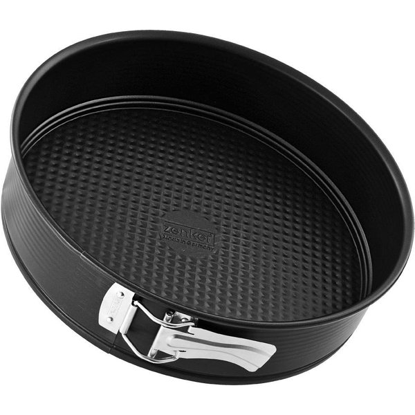 Zenker Backblech Zenker Springform BlackMetallic mit Flachboden, Ø, Metall
